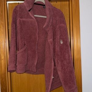 Free Country fuzzy jacket pink womens xl